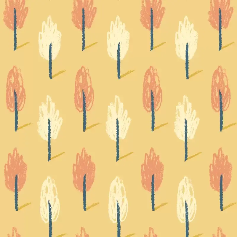 Trees pattern in sand
