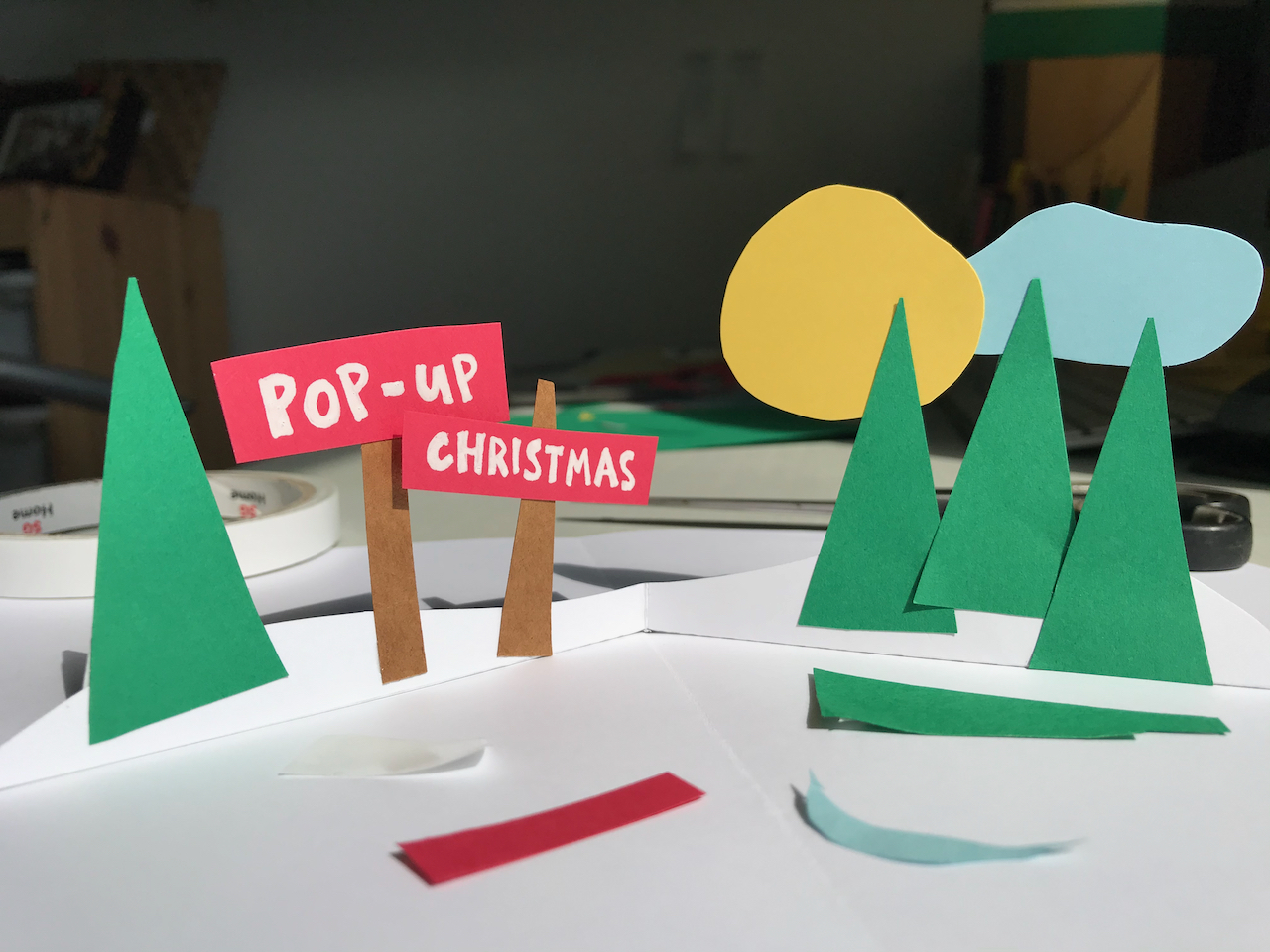 Christmas Crafts #1: Pop Up Card