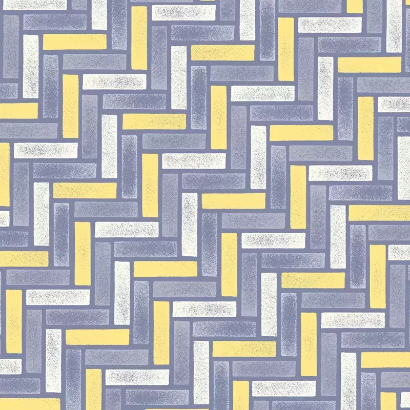 Pavement pattern in yellow and grey