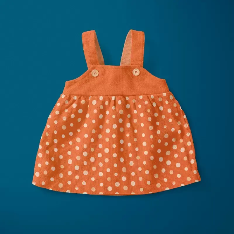 Small polka red dress