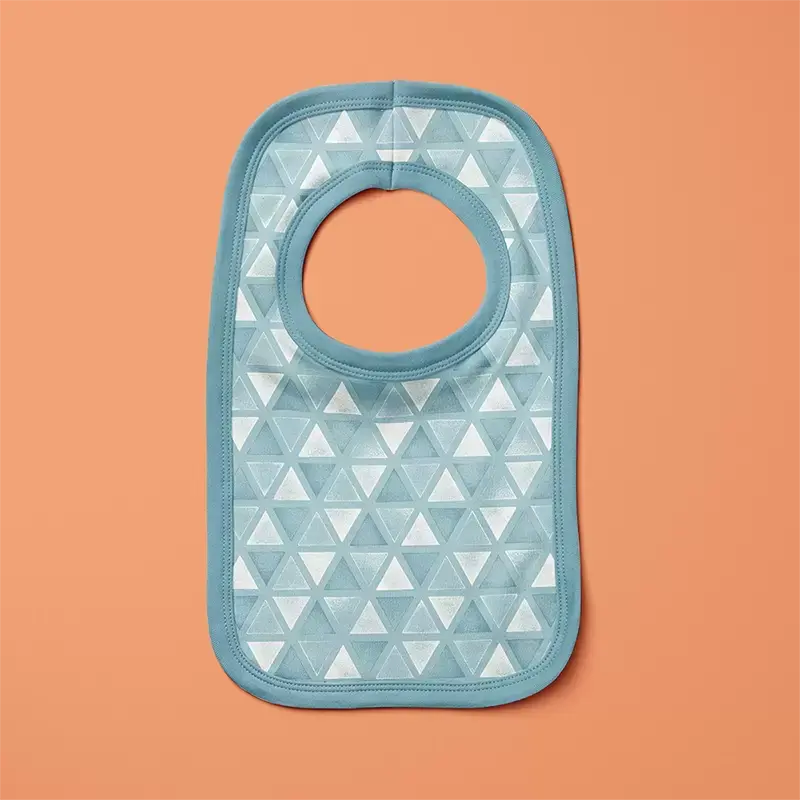 Spaceframe teal bib