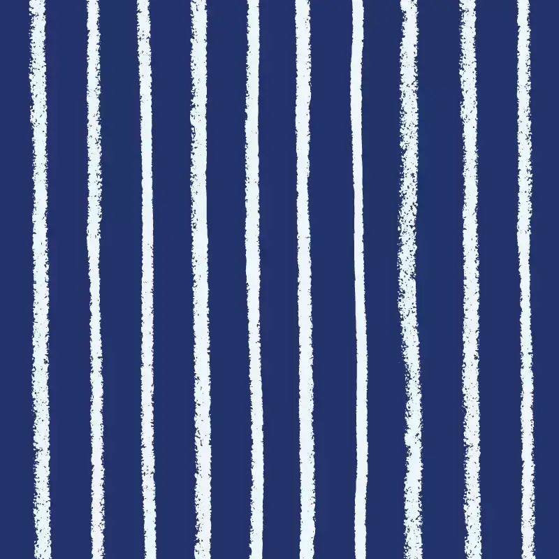 Crayon stripes white on navy
